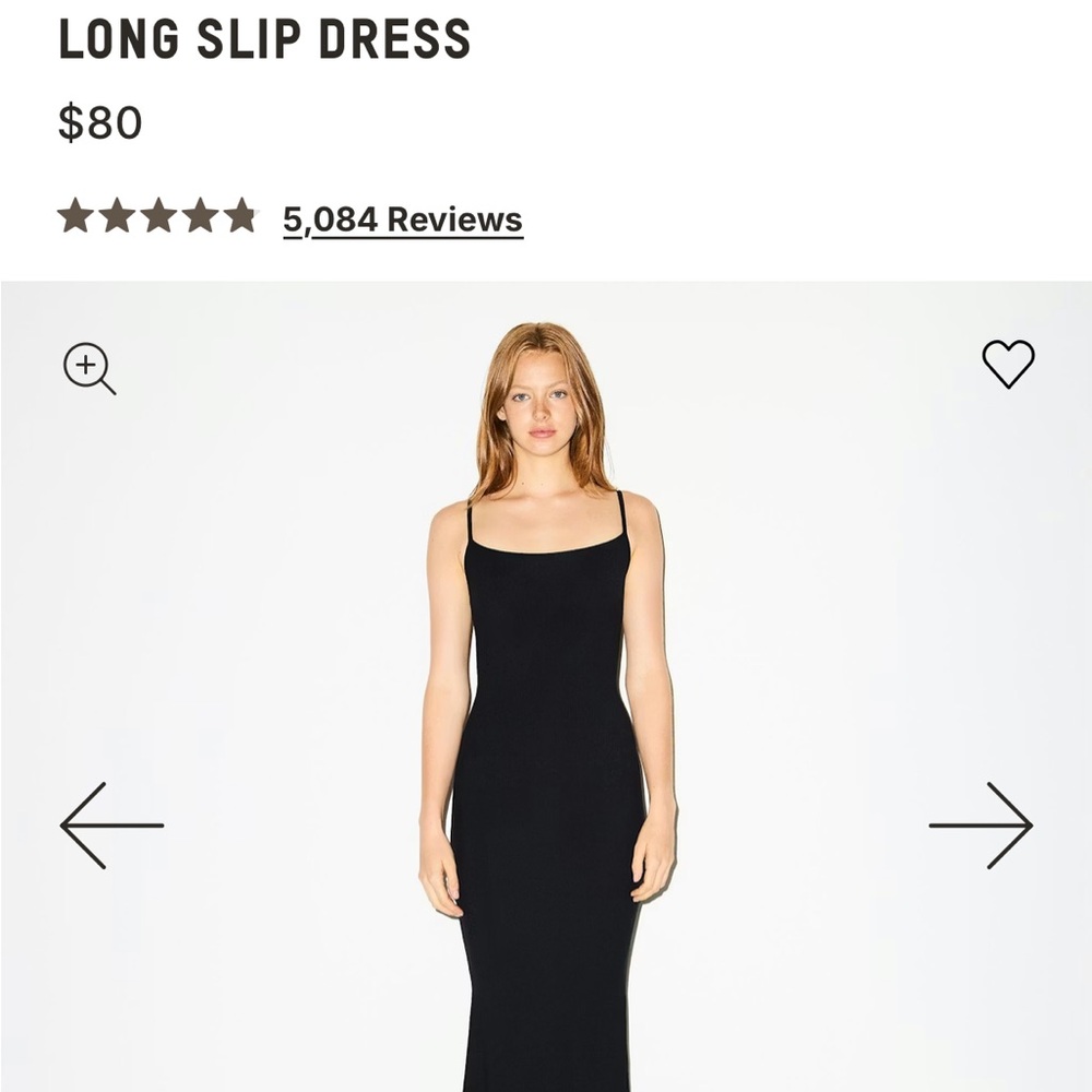 Skims ribbed soft dress